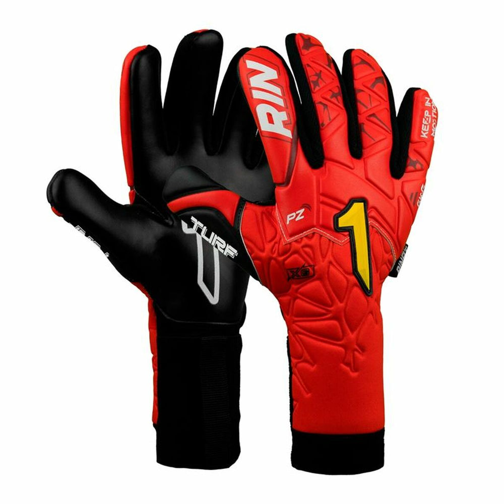 Guanti da Portiere Rinat Xtreme Guard Dominius Turf Rosso Adulti