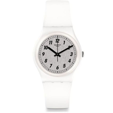 Unisex Watch Swatch SOMETHING WHITE (Ø 34 mm)