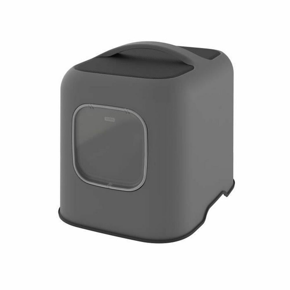 Cat Litter Box Rotho Anthracite Plastic
