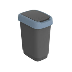 Secchio della spazzatura Rotho Twist Blue Azzurro Plastica 50 L