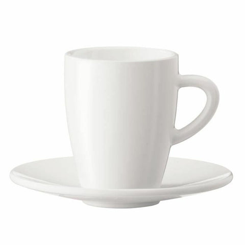 Set di 2 Tazze da Caffè Jura 85 ml Bianco (2 Unità)