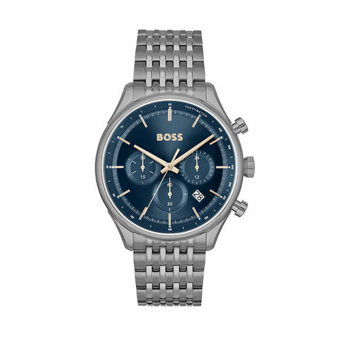Orologio Unisex Hugo Boss 1514083 Blu Marino Grigio scuro (Ø 45 mm)