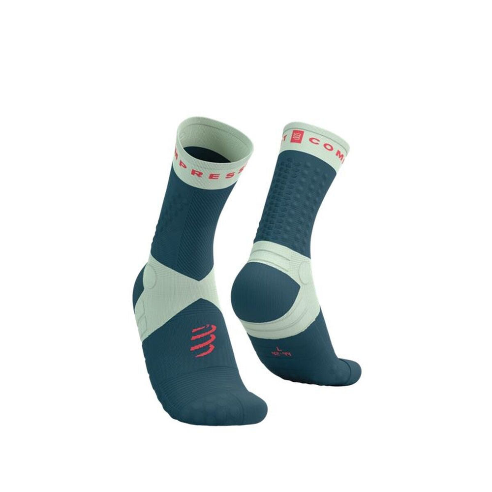 Calzini a Compressione Compressport Ultra Trail Azzurro