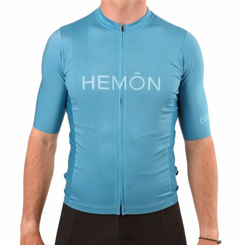 Maglia da ciclismo Hemon Basic Azzurro