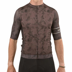 Maglia da ciclismo Hemon Prestiggio Marrone
