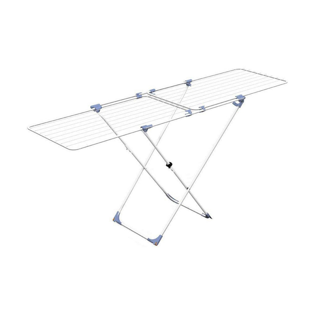 Tendedero Gimi Duo Acero Inoxidable 209 x 60 x 97 cm Blanco Extensible