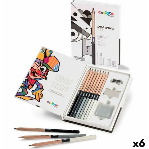 Set de Dibujo Carioca PLUS DRAWING (6 Unidades)