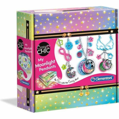 Kit per Creare Braccialetti e Collane Clementoni My Moonlight Pendants Alluminio Caucciù Plastica