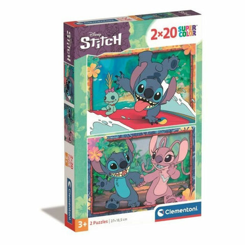 Puzzle Clementoni Stitch 2 Piezas (2 Unidades)