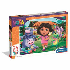 Puzzle Clementoni Dora 62 x 42 cm 24 Pezzi