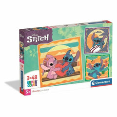 Puzzle Clementoni Stitch (3 Unità)