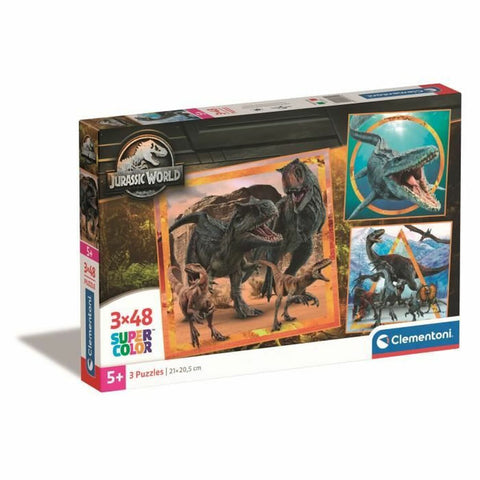 Puzzle Clementoni Jurassic World (3 Unidades)