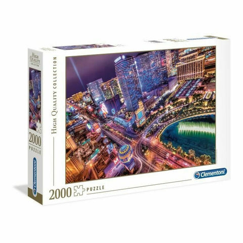 Puzzle Clementoni Las Vegas 97,5 x 66,8 cm 2000 Piezas