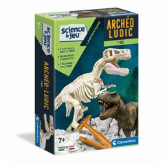 Gioco di Scavi Clementoni T-Rex fosforescente