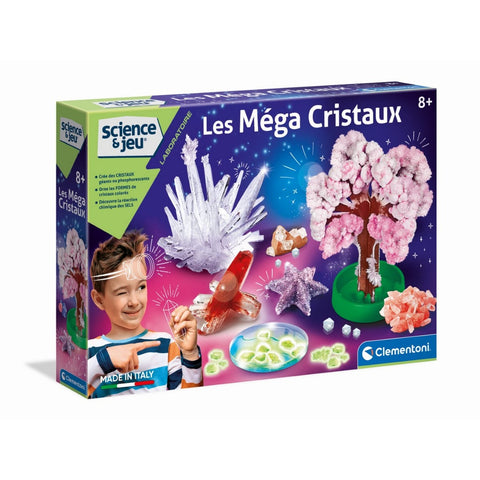 Gioco di Scienza Clementoni The Mega Crystals Francese 52490