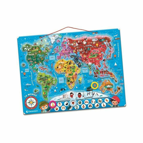 Puzzle Clementoni Magnetico Mappamondo 110 Pezzi