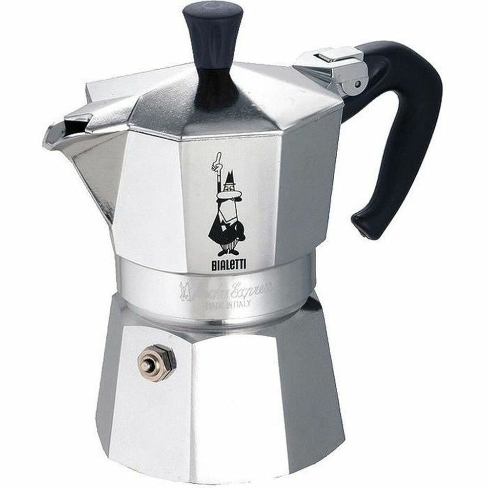 Caffettiera Italiana Bialetti Moka Express Alluminio 3 Tazze