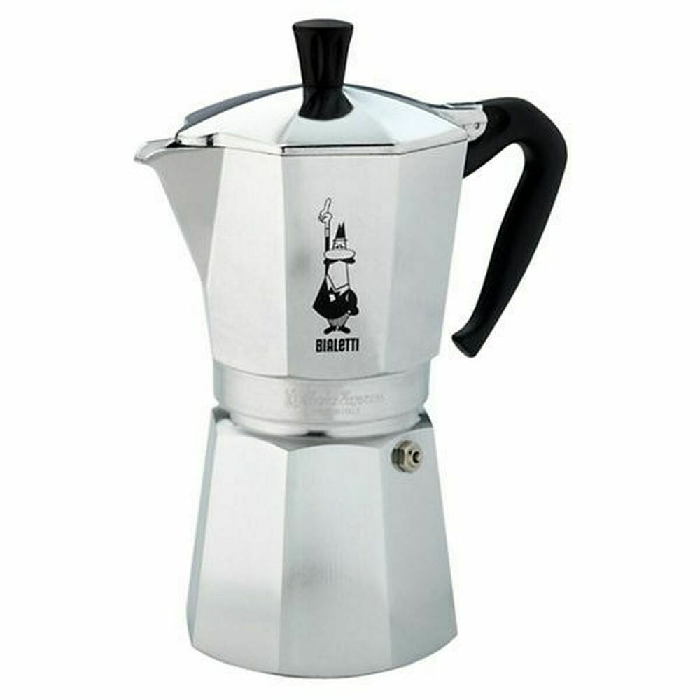 Caffettiera Italiana Bialetti 0001166/MR Argentato Alluminio 12 Tazze
