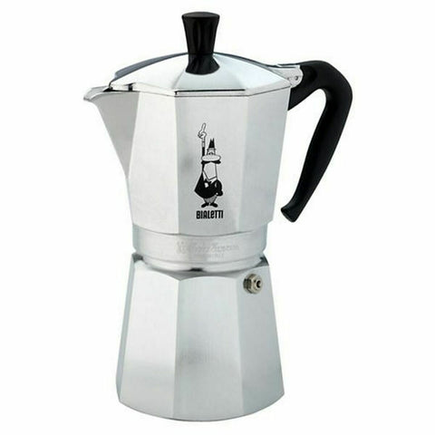Caffettiera Italiana Bialetti 0001166/MR Argentato Alluminio 12 Tazze