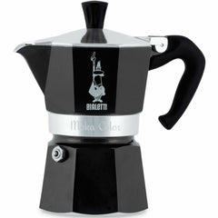 Italian Coffee Pot Bialetti MOKA EXPRESS Black Aluminium 200 ml