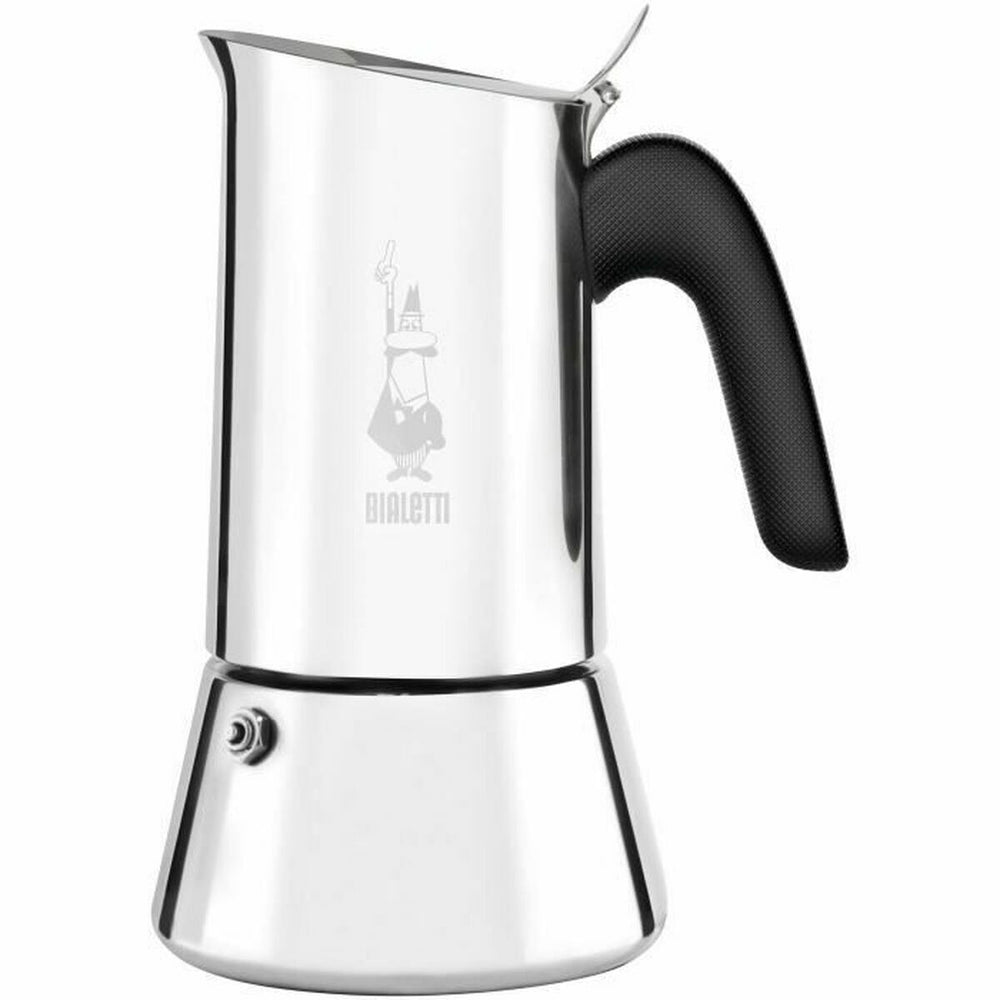 Caffettiera Italiana Bialetti NEW VENUS Argentato Metallo Acciaio inossidabile
