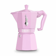 Caffettiera Italiana Bialetti MOKA EXCLUSIVE Rosa Alluminio 6 Tazze (6 Unità)