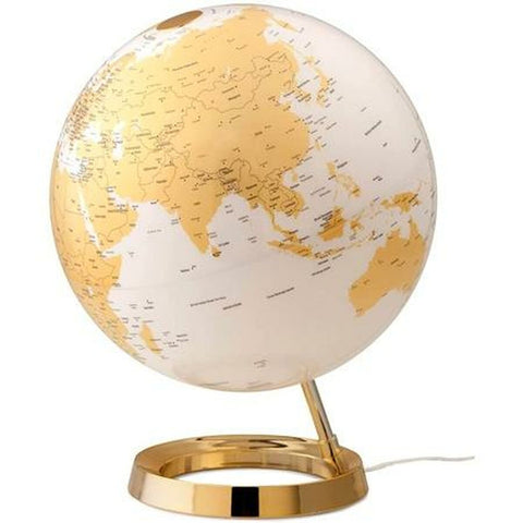 Globo Terraqueo con Luz Atmosphere Light & Colour Dorado Plástico Ø 30 cm