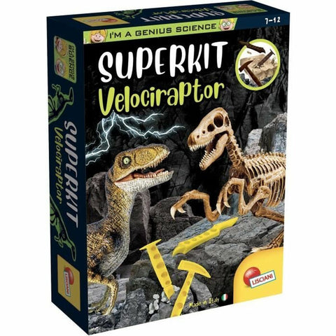 Gioco Educativo Lisciani Giochi I'm GENIUS Super Kit Velociraptor Nuevo