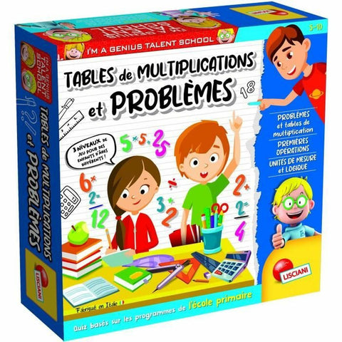 Juego Educativo Lisciani Giochi Multiplications et problèmes