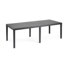 Mesa Gris Antracita Resina Plástico