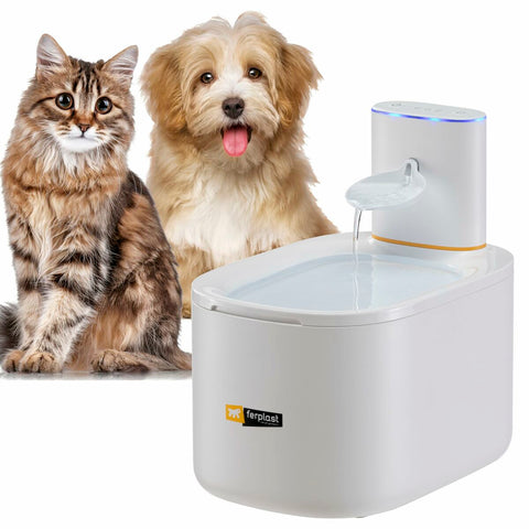 Pet Water Fountain Ferplast Plastic