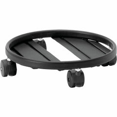 Supporto con Ruote per Vasi Garden ID Nero Metallo 30 cm