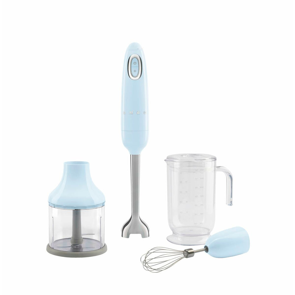 Frullatore a Immersione Multifunzione con Accessori Smeg HBF03PBEU Azzurro 700 W