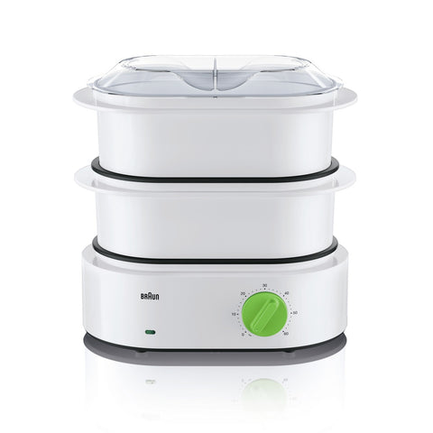 Vaporiera Braun FS 3000 850 W Bianco/Verde Bianco Policarbonato 850 W