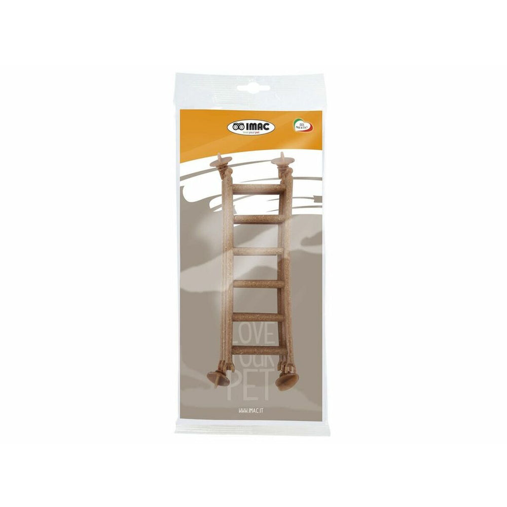 Accessorio per Gabbia IMAC 20,5 X 1 X 6,5 CM Scala Ciondolo Marrone
