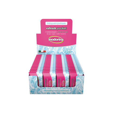 Salviettine Inumidite per Animali Domestici Inodorina Talco 60 Unità