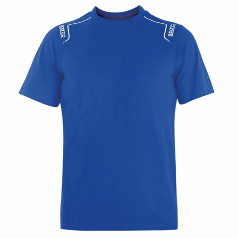 Maglia a Maniche Corte Sparco TECH STRETCH Azzurro XXL