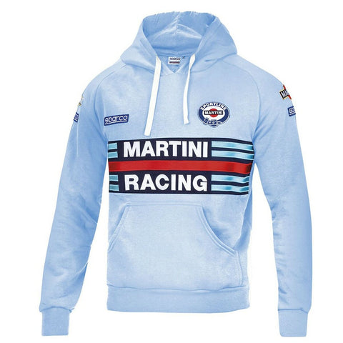 Felpa con Cappuccio Sparco Azzurro L