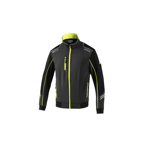 Men's Sports Jacket Sparco Tech TW Yellow Grey