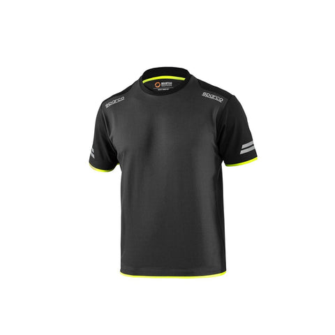 Maglia a Maniche Corte Uomo Sparco Grigio M