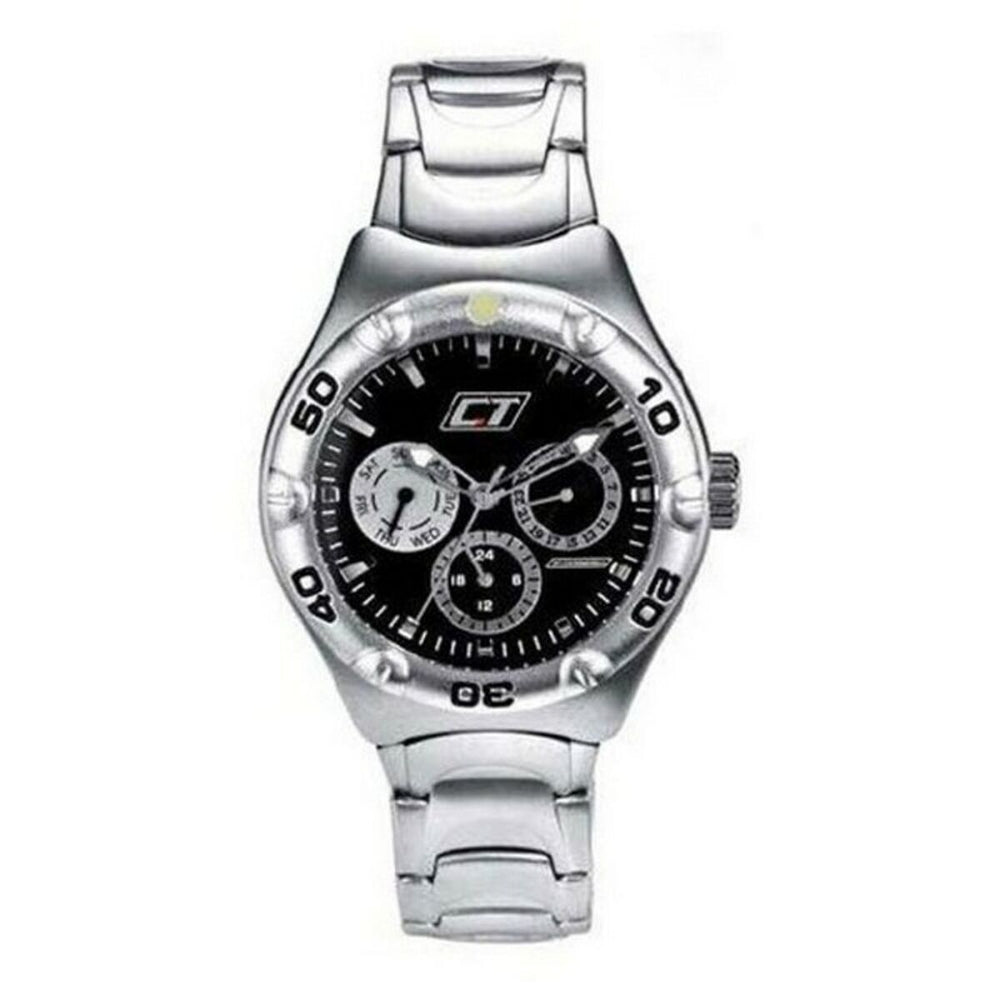 Unisex Watch Chronotech CC7051M-02M Black Grey