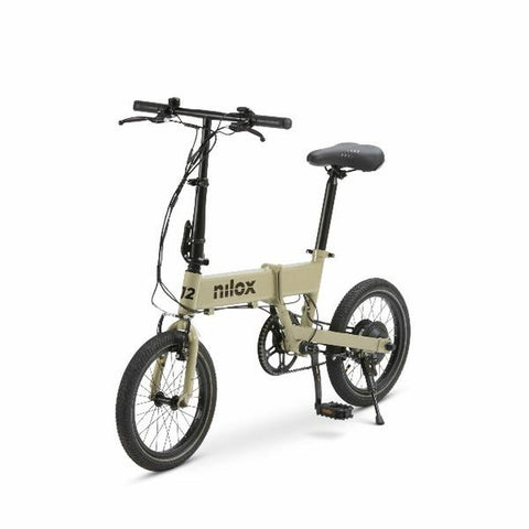 Bicicleta Eléctrica Nilox J2 Beige 250 W 16