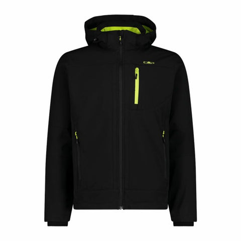 Chaqueta Deportiva para Hombre Campagnolo Softshell  Negro
