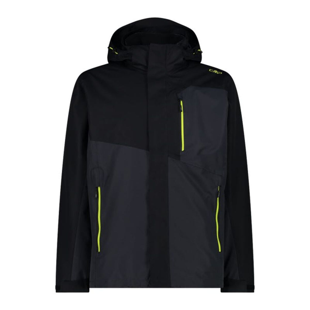 Giacca Sportiva da Uomo Campagnolo Man Zip Detachable Inn Nero