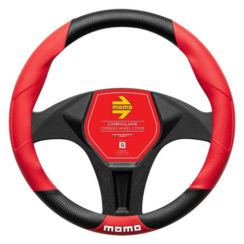 Coprivolante MOMO MOMLSWC016BRS Nero/Rosso Ø 36 cm
