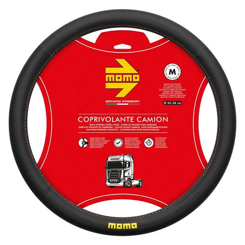 Coprivolante MOMO MOMLSWCTEASBR Nero/Rosso Ø 44-46 cm