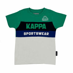 Maglia a Maniche Corte per Bambini Kappa 8056M00058 Verde scuro