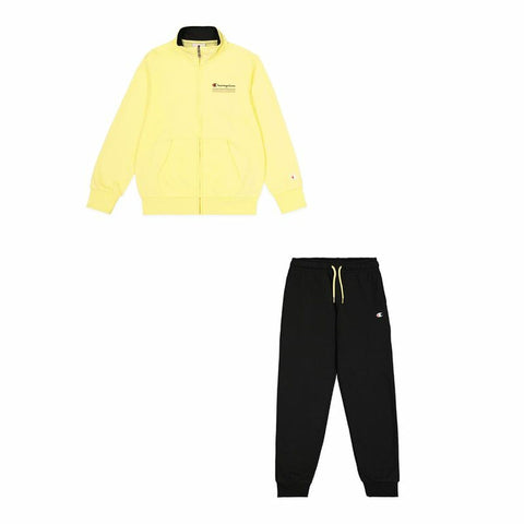 Children’s Tracksuit Champion Champion Full Zip Suit Yellow Black