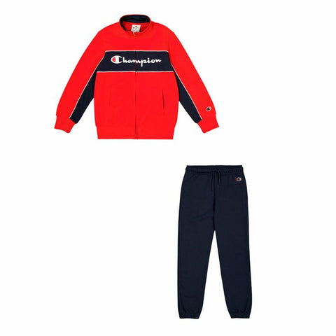 Tuta da Bambini Champion Full Zip Suit Rosso