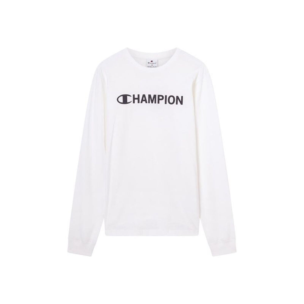 Maglia a Maniche Lunghe Uomo Champion Graphic Shop Bianco